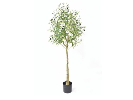 ELEA ΔΕΝΤΡΟ ΤΕΧΝΗΤΟ ΣΕ ΓΛΑΣΤΡΑ 150cm PE ΠΡΑΣΙΝΟ ΜΕΤΑΞΩΤΟ ΥΦΑΣΜΑ