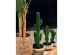 CANDELABRA CACTUS ΦΥΤΟ ΤΕΧΝΗΤΟ ΣΕ ΓΛΑΣΤΡΑ 120cm PU ΠΡΑΣΙΝΟ