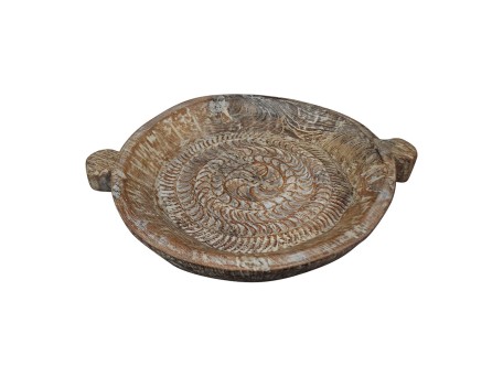 PARAT ΔΙΣΚΟΣ ΔΙΑΚΟΣΜΗΣΗΣ 55x44x8cm ΞΥΛΟ ΚΑΦΕ