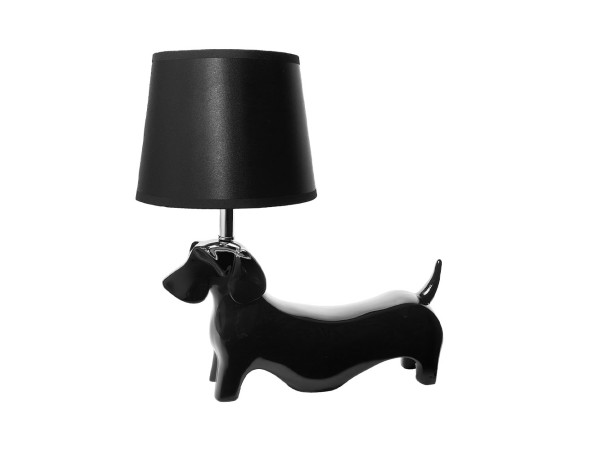 SHEPHERD ΦΩΤΙΣΤΙΚΟ ΕΠΙΤΡΑΠΕΖΙΟ 35x19x36cm POLYRESIN ΜΑΥΡΟ