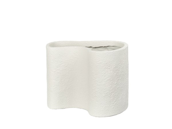 LAGO ΚΑΣΠΩ 32x35.7x25cm POLYRESIN ΛΕΥΚΟ