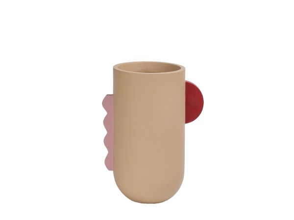 CROSBY ΒΑΖΟ 17x12x23cm POLYRESIN ΠΟΛΥΧΡΩΜΟ