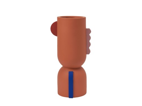 CROSBY ΒΑΖΟ 15x11x31cm POLYRESIN ΠΟΛΥΧΡΩΜΟ