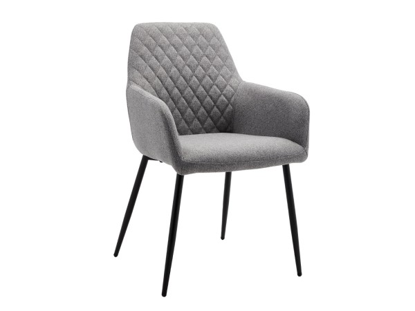 STONE ΚΑΡΕΚΛΑ ΠΟΛΥΘΡΟΝΑ ΓΚΡΙ ΑΝΟΙΧΤΟ ΜΑΥΡΟ 54x58x88cm