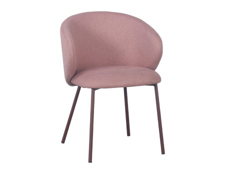 KIRA ΚΑΡΕΚΛΑ ΡΟΖ ΣΑΠΙΟ ΜΗΛΟ ΣΚΟΥΡΟ 56x56x74.5cm