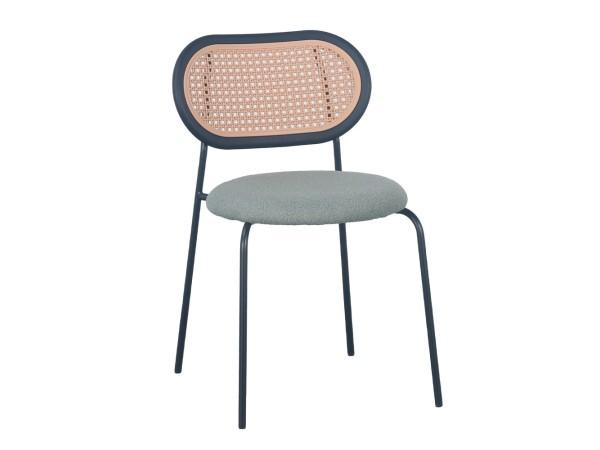 VINTAGE ΚΑΡΕΚΛΑ ΜΕΝΤΑ ΜΑΥΡΟ 47x55x76cm