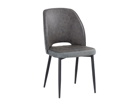 BOUTON ΚΑΡΕΚΛΑ ΓΚΡΙ ΜΑΥΡΟ 49x59.5x88cm