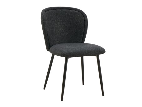 FIGARO ΚΑΡΕΚΛΑ ΑΝΘΡΑΚΙ ΜΑΥΡΟ 49x63x79cm