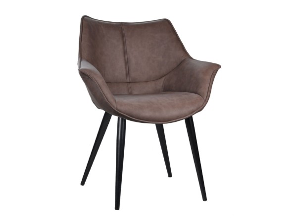 JONES ΚΑΡΕΚΛΑ ΚΑΦΕ ΜΑΥΡΟ 68x64x82cm JONES ΚΑΡΕΚΛΑ ΚΑΦΕ ΜΑΥΡΟ 68x64x82cm