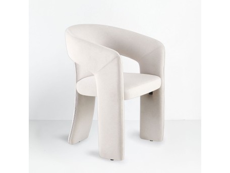 COCO ΚΑΡΕΚΛΑ ΠΟΛΥΘΡΟΝΑ BEIGE ΑΝΟΙΧΤΟ 60x56x81cm