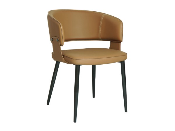 ARCUS ΚΑΡΕΚΛΑ TAUPE ΜΑΥΡΟ 58.5x53.5x77cm