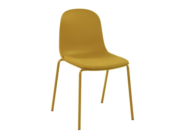 PADDED ΚΑΡΕΚΛΑ ΜΟΥΣΤΑΡΔΙ 51x53x85cm