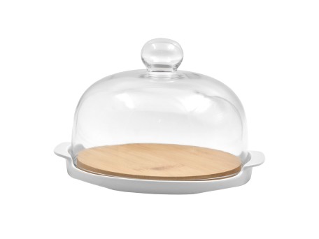 CURVE ΚΟΥΠ ΜΕ ΚΑΠΑΚΙ 25x22x14cm ΠΟΡΣΕΛΑΝΗ ΛΕΥΚΟ ΦΥΣΙΚΟ BAMBOO