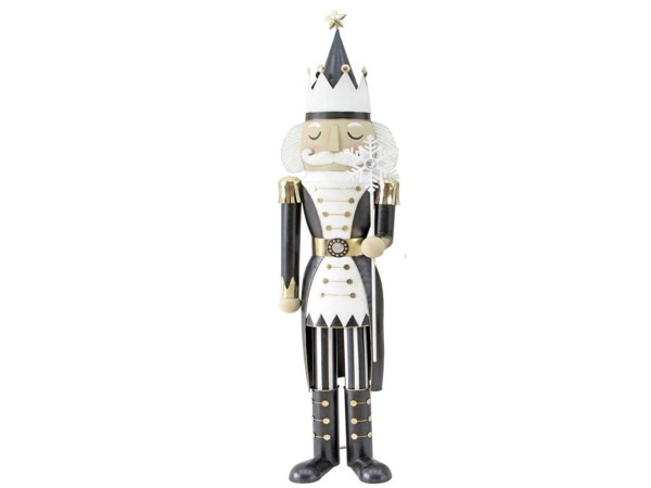 NUTCRACKER ΧΡΙΣΤΟΥΓΕΝΝΙΑΤΙΚΟ ΔΙΑΚΟΣΜΗΤΙΚΟ ΚΑΡΥΟΘΡΑΥΣΤΗΣ 43x34x170cm ΜΕΤΑΛΛΟ ΜΑΥΡΟ ΛΕΥΚΟ NUTCRACKER ΧΡΙΣΤΟΥΓΕΝΝΙΑΤΙΚΟ ΔΙΑΚΟΣΜΗΤΙΚΟ ΚΑΡΥΟΘΡΑΥΣΤΗΣ 43x34x170cm ΜΕΤΑΛΛΟ ΜΑΥΡΟ ΛΕΥΚΟ