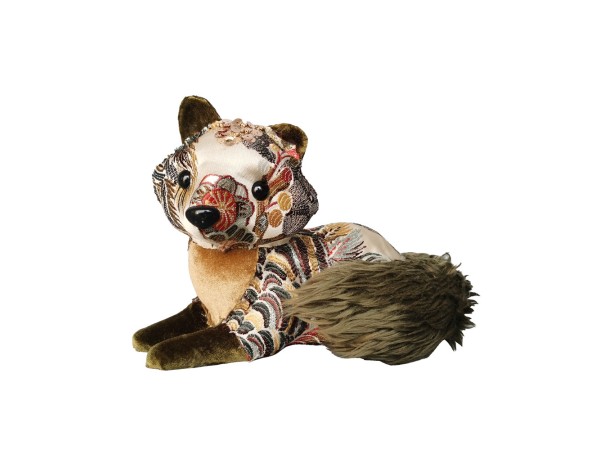 MOLLY BROCADE ΧΡΙΣΤΟΥΓΕΝΝΙΑΤΙΚΟ ΔΙΑΚΟΣΜΗΤΙΚΟ ΑΛΕΠΟΥ 23x16x17cm FOAM ΠΟΛΥΧΡΩΜΟ ΥΦΑΣΜΑ