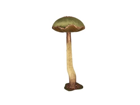 AGARICUS BROCADE L ΧΡΙΣΤΟΥΓΕΝΝΙΑΤΙΚΟ ΔΙΑΚΟΣΜΗΤΙΚΟ ΜΑΝΙΤΑΡΙ 33x33x81cm FOAM ΠΡΑΣΙΝΟ ΒΕΛΟΥΔΟ
