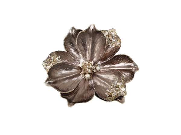 BROCADE FLOWER ΧΡΙΣΤΟΥΓΕΝΝΙΑΤΙΚΟ ΛΟΥΛΟΥΔΙ 18cm POLYESTER ΜΑΝΙΤΑΡΙ BROCADE FLOWER ΧΡΙΣΤΟΥΓΕΝΝΙΑΤΙΚΟ ΛΟΥΛΟΥΔΙ 18cm POLYESTER ΜΑΝΙΤΑΡΙ