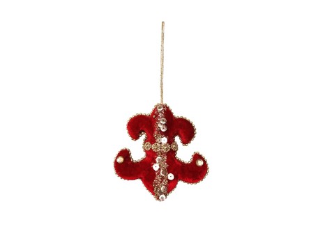ROYAL TREASURE ΧΡΙΣΤΟΥΓΕΝΝΙΑΤΙΚΟ ΣΤΟΛΙΔΙ 11x2x11cm FOAM ΚΟΚΚΙΝΟ ΒΕΛΟΥΔΟ