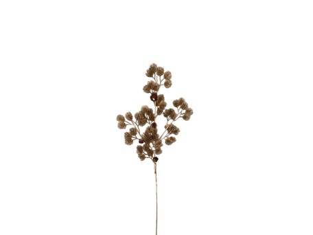 XMAS BRANCH ΧΡΙΣΤΟΥΓΕΝΝΙΑΤΙΚΟ ΚΛΑΔΙ 77cm PVC ΧΡΥΣΟ ΚΟΥΚΟΥΝΑΡΙ