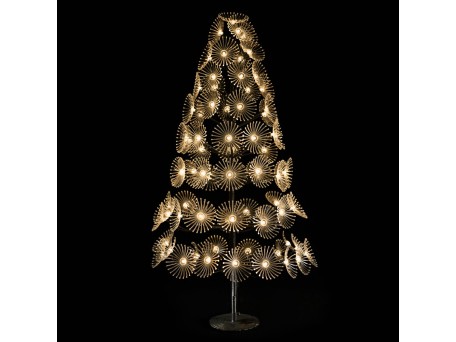 GLOW FLOWER 180 ΧΡΙΣΤΟΥΓΕΝΝΙΑΤΙΚΟ ΔΕΝΤΡΟ LED 180cm COPPER PVC