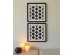 EARTH CRAFT ΠΙΝΑΚΑΣ ΔΙΑΚΟΣΜΗΣΗΣ 60x60x4cm ΧΑΡΤΙ ΜΑΥΡΟ ΜΠΕΖ ΓΥΑΛΙ ΜΑΥΡΟ