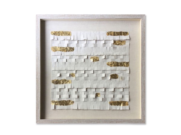 VITAL VIBES ΠΙΝΑΚΑΣ ΔΙΑΚΟΣΜΗΣΗΣ 60x60x4cm PEVA ΜΠΕΖ ΧΡΥΣΟ ΓΥΑΛΙ ΦΥΣΙΚΟ