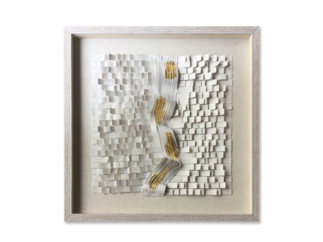 VITALITY ΠΙΝΑΚΑΣ ΔΙΑΚΟΣΜΗΣΗΣ 60x60x4cm PEVA ΜΠΕΖ ΧΡΥΣΟ ΓΥΑΛΙ ΦΥΣΙΚΟ