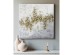 GOLD TRAIL ΠΙΝΑΚΑΣ ΔΙΑΚΟΣΜΗΣΗΣ 100x100x4cm OIL ACRYLIC ΛΕΥΚΟ ΓΚΡΙ ΧΡΥΣΟ ΚΑΜΒΑΣ