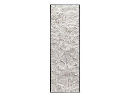 BREATH OF ART ΠΙΝΑΚΑΣ ΔΙΑΚΟΣΜΗΣΗΣ 40x120x4cm ΚΑΜΒΑΣ ΜΠΕΖ ΧΡΥΣΟ ΞΥΛΟ