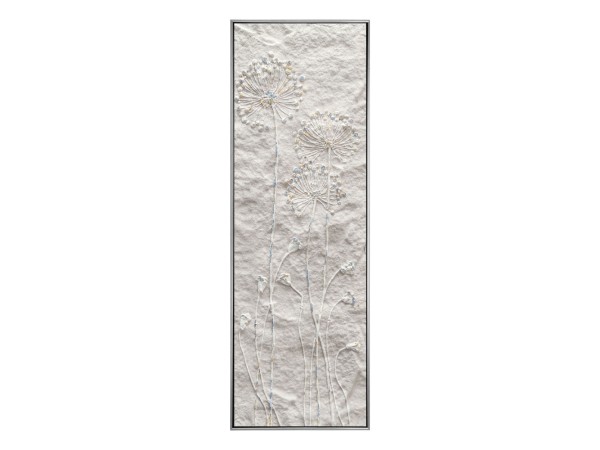 BREATH OF ART ΠΙΝΑΚΑΣ ΔΙΑΚΟΣΜΗΣΗΣ 40x120x4cm ΚΑΜΒΑΣ ΜΠΕΖ ΧΡΥΣΟ ΞΥΛΟ
