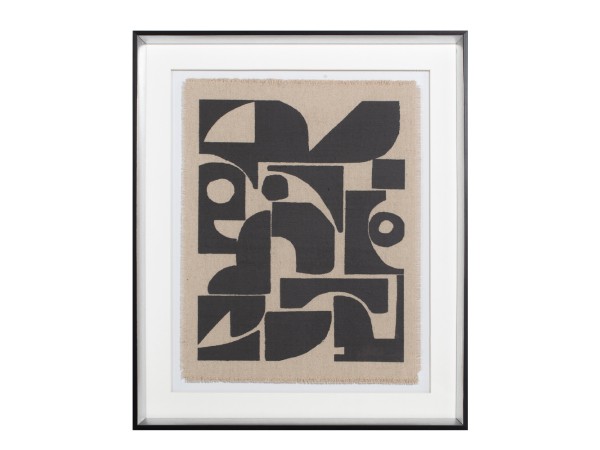 DO MORE ΠΙΝΑΚΑΣ ΔΙΑΚΟΣΜΗΣΗΣ 50x60x4cm ΓΥΑΛΙ ΛΕΥΚΟ ΜΑΥΡΟ ΞΥΛΟ ΜΑΥΡΟ