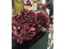 PEONY ΛΟΥΛΟΥΔΙ ΤΕΧΝΗΤΟ ΜΠΟΥΚΕΤΟ 30cm ΥΦΑΣΜΑ ΜΩΒ ΠΡΑΣΙΝΟ PVC