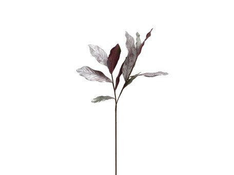 MAGNOLIA LEAVES ΚΛΑΔΙ ΤΕΧΝΗΤΟ 78cm ΥΦΑΣΜΑ ΑΣΗΜΙ ΜΠΟΡΝΤΩ PVC