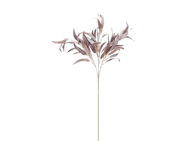 EUCALYPTUS LEAVES ΚΛΑΔΙ ΤΕΧΝΗΤΟ 101cm ΥΦΑΣΜΑ ΜΩΒ ΓΚΡΙ PVC