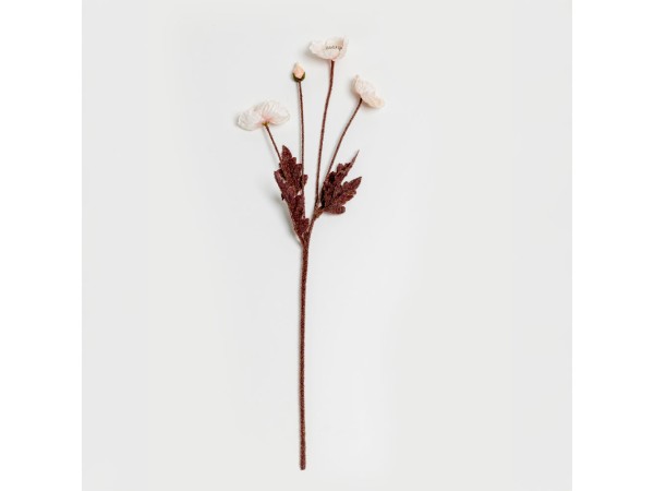 POPPY ΛΟΥΛΟΥΔΙ ΤΕΧΝΗΤΟ 60cm POLYESTER ΜΠΕΖ ΠΡΑΣΙΝΟ