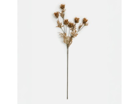 THISTLEX ΛΟΥΛΟΥΔΙ ΤΕΧΝΗΤΟ 83cm POLYESTER ΚΑΦΕ ΠΡΑΣΙΝΟ