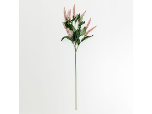 SALVIA ΚΛΑΔΙ ΤΕΧΝΗΤΟ 83cm POLYESTER ΡΟΖ ΠΡΑΣΙΝΟ