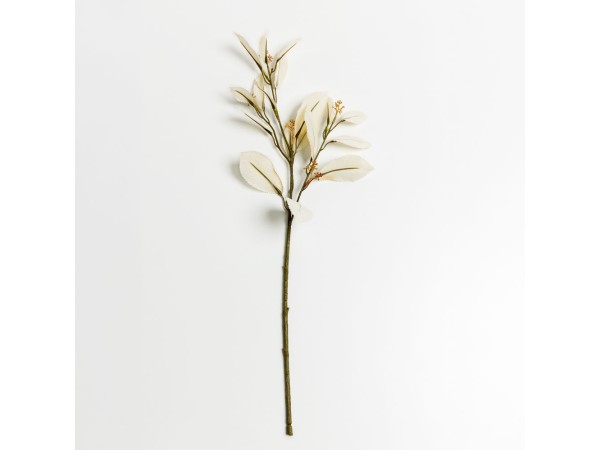 PHOTINIA ΚΛΑΔΙ ΤΕΧΝΗΤΟ 60cm POLYESTER ΜΠΕΖ ΠΡΑΣΙΝΟ