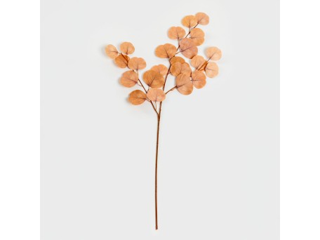 EUCALYPTUS ΚΛΑΔΙ ΤΕΧΝΗΤΟ 84cm POLYESTER ΠΟΡΤΟΚΑΛΙ