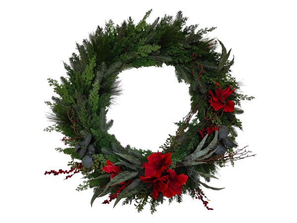 RED BERRY 100 ΧΡΙΣΤΟΥΓΕΝΝΙΑΤΙΚΟ ΣΤΕΦΑΝΙ ΜΕ ΓΚΙ 100x100cm POLYFOAM ΠΡΑΣΙΝΟ ΚΟΚΚΙΝΟ PVC RED BERRY 100 ΧΡΙΣΤΟΥΓΕΝΝΙΑΤΙΚΟ ΣΤΕΦΑΝΙ ΜΕ ΓΚΙ 100x100cm POLYFOAM ΠΡΑΣΙΝΟ ΚΟΚΚΙΝΟ PVC