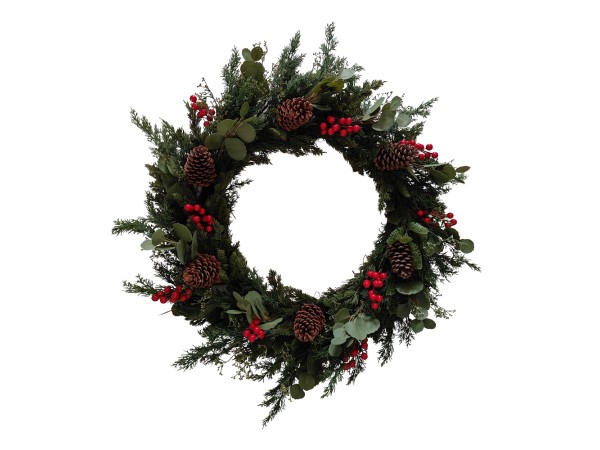 RED BERRY 90 ΧΡΙΣΤΟΥΓΕΝΝΙΑΤΙΚΟ ΣΤΕΦΑΝΙ ΜΕ ΓΚΙ 90x90cm POLYFOAM ΠΡΑΣΙΝΟ ΚΟΚΚΙΝΟ PVC RED BERRY 90 ΧΡΙΣΤΟΥΓΕΝΝΙΑΤΙΚΟ ΣΤΕΦΑΝΙ ΜΕ ΓΚΙ 90x90cm POLYFOAM ΠΡΑΣΙΝΟ ΚΟΚΚΙΝΟ PVC