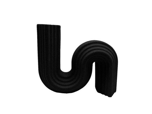 S LINE ΔΙΑΚΟΣΜΗΤΙΚΟ 29x8x24cm POLYRESIN ΜΑΥΡΟ