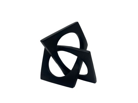 COMPLEX ΔΙΑΚΟΣΜΗΤΙΚΟ ΚΟΜΠΟΣ 22x14x23cm POLYRESIN ΜΑΥΡΟ