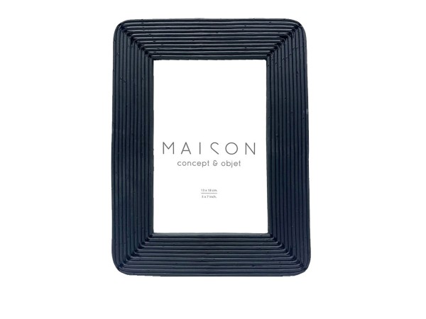 EDWARD ΚΟΡΝΙΖΑ 19x2x24cm POLYRESIN ΜΑΥΡΟ ΓΥΑΛΙ