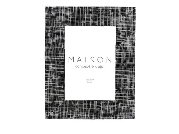 OLAF ΚΟΡΝΙΖΑ 21x2x27cm POLYRESIN ΜΑΥΡΟ ΛΕΥΚΟ ΓΥΑΛΙ