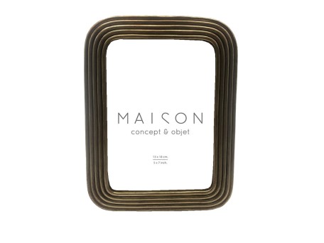 ABEL ΚΟΡΝΙΖΑ 17x2x22cm POLYRESIN ΧΡΥΣΟ ΓΥΑΛΙ