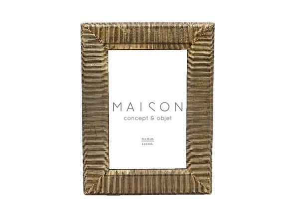 CRUZE ΚΟΡΝΙΖΑ 16x2x21cm POLYRESIN ΧΡΥΣΟ ΓΥΑΛΙ