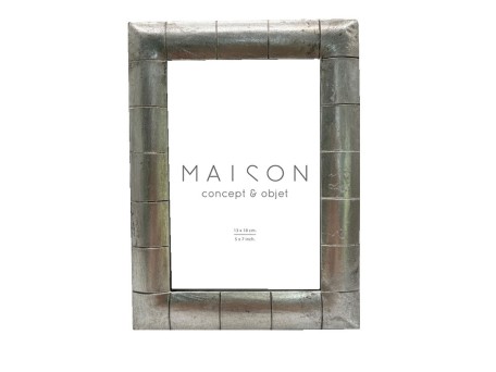 KAMIAR ΚΟΡΝΙΖΑ 17x2x22cm POLYRESIN ΑΣΗΜΙ ΓΥΑΛΙ