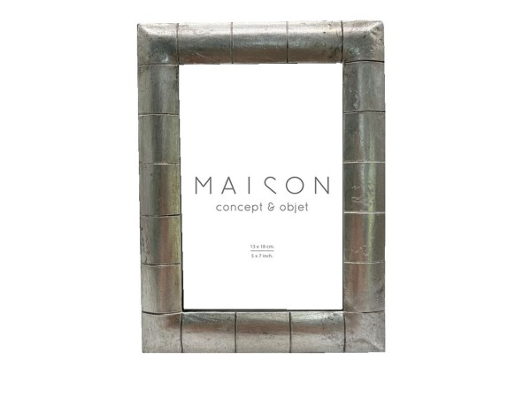 KAMIAR ΚΟΡΝΙΖΑ 17x2x22cm POLYRESIN ΑΣΗΜΙ ΓΥΑΛΙ