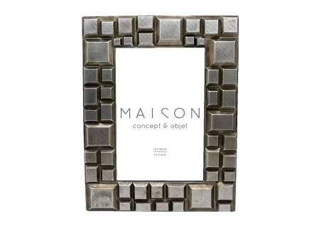 KEVAN ΚΟΡΝΙΖΑ 18x2x24cm POLYRESIN ΑΣΗΜΙ ΓΥΑΛΙ